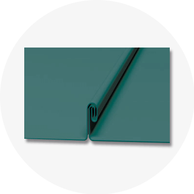 ML100 1-Inch Mechanical Lock Panel Metal Roofing